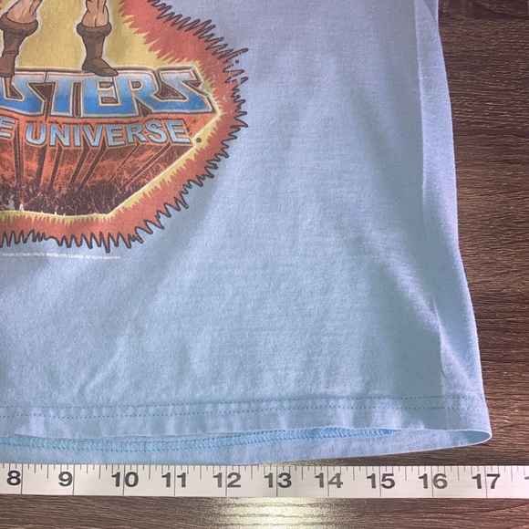 Vintage 2011 Unisex Small Baby Blue Masters of The Universe T Shirt - Picture 8 of 9